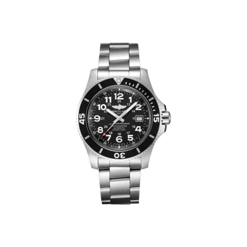 BREITLING Автоматический Механический Часы Мужские Super Ocean Collection 44 мм Черные