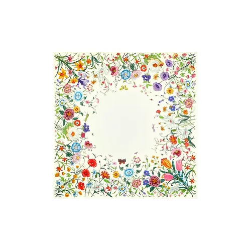 GUCCI FLORA Шелковые шарфы для женщин