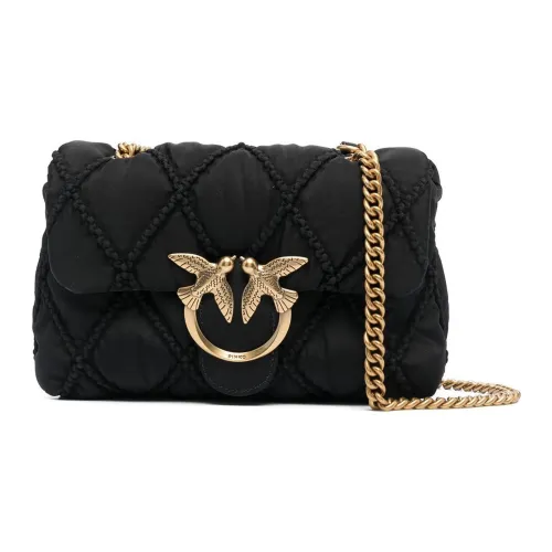PINKO Puff Полиэстер Сумка через плечо Сумка на плечо Женская Черная