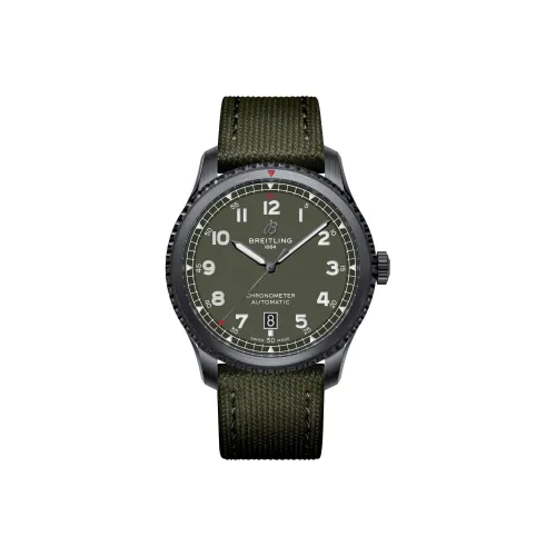 Breitling Автоматический Механический Часы Мужские 41 мм Зеленые