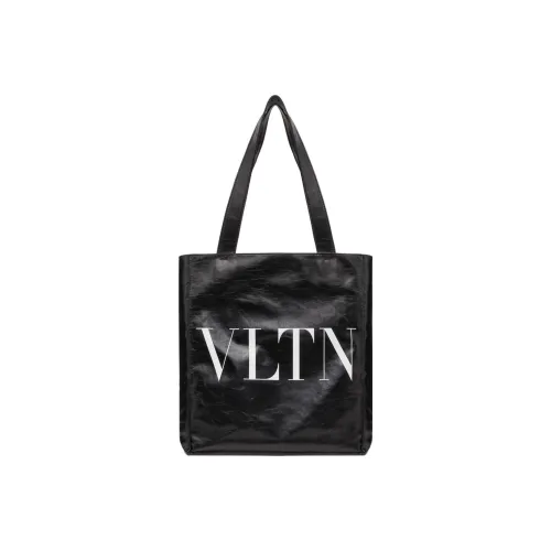 Valentino VLTN Soft Calfskin Tote Bag Shopping Bag Shoulder Bag Handbag Men's Black