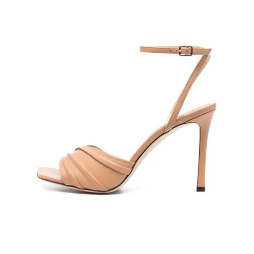 Jimmy Choo Basil One Sandals Strap 9cm Women's Beige