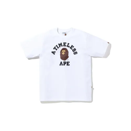 A BATHING APE x JJJJound коллаборация SS23 T-рубашка мужская белая