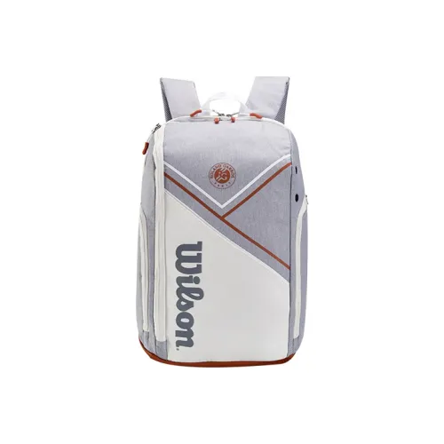 Wilson Polyester Backpack Unisex White