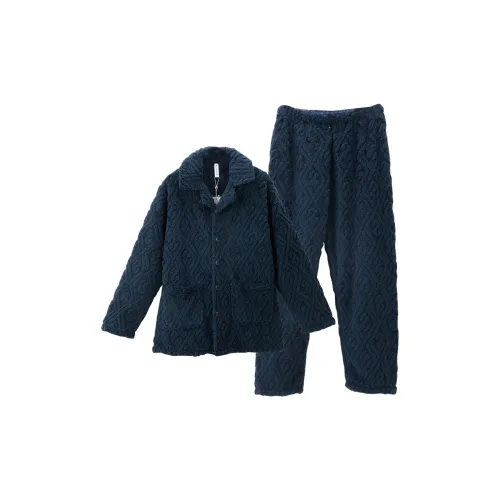 FENTENG Сапфир Синий Мужской Пижамный Комплект