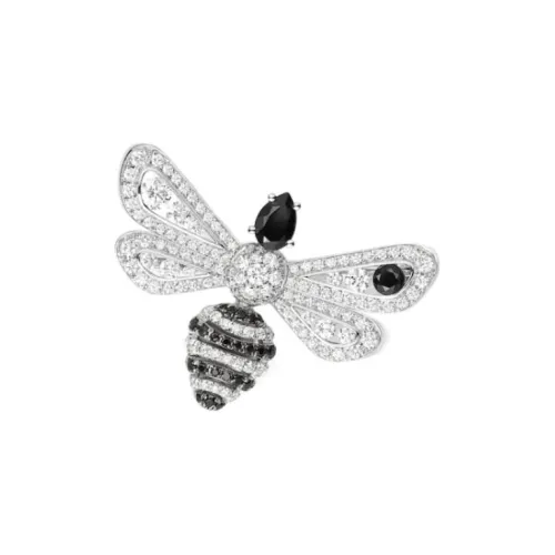 Chaumet Jardins Броши Серебристый / Черный Женские