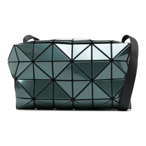 ISSEY MIYAKE Slash PVC Pillow Bag Box Bag Women's Dark Blue