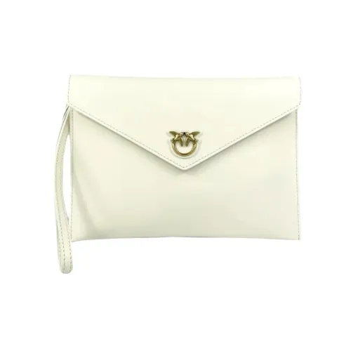 PINKO Коровья кожа Запястье Сумка Клатч Женская Белая