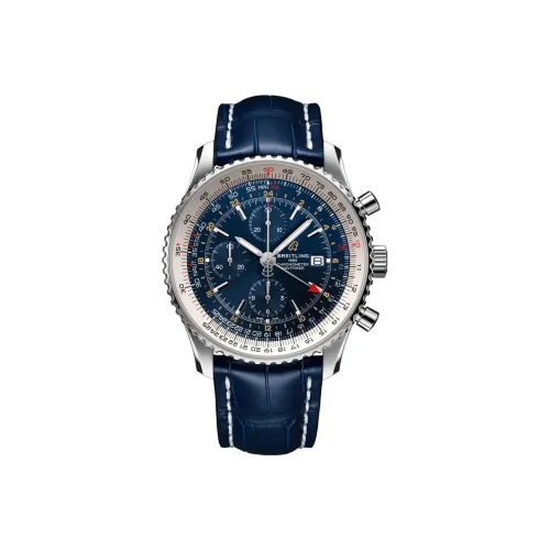 BREITLING Автоматический Механический Часы Мужские Aviation Chronograph Collection 46 мм Синий