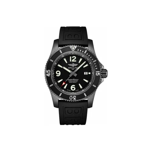 BREITLING Автоматический Механический Часы Мужские Super Ocean Collection 46mm*16,85mm Черные