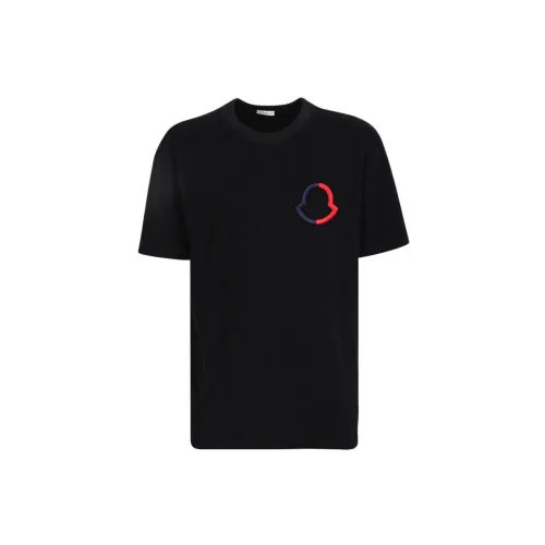 MONCLER Мужские черные T-рубашки