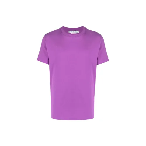 OFF Белый SS23 T Рубашка Мужская Фиолетовая