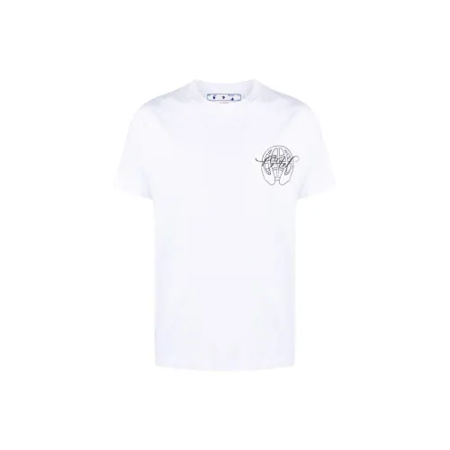 Off Белый FW22 T Рубашка Мужская Белая