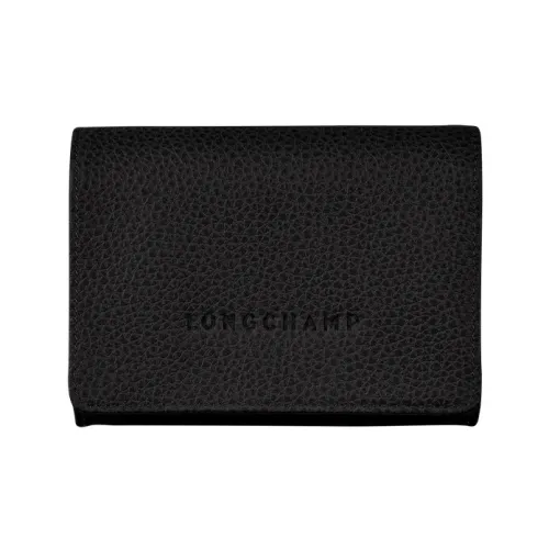 LONGCHAMP Le Foulonné Коровья кожа Монетница Женская Черная