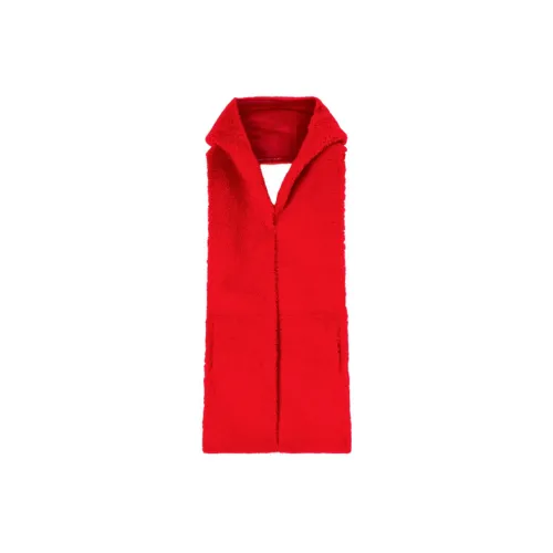 Loro Piana Овчина Вязаные шарфы Красный Женские