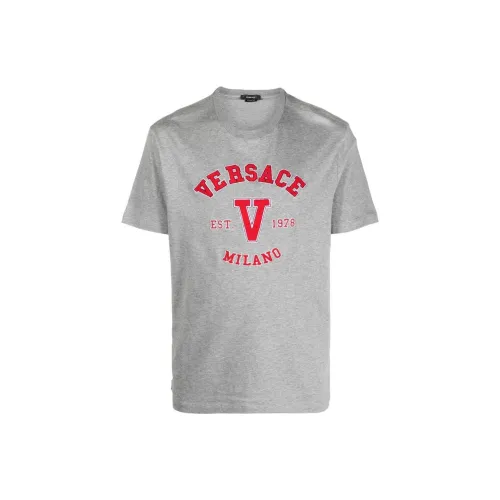 VERSACE Серые Мужские T-Рубашки