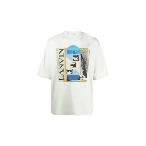 Lanvin Зеленые Мужские T-рубашки