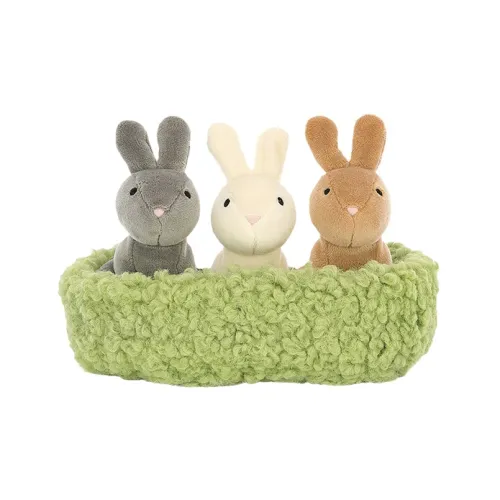 JELLYCAT Easter Collection Вложенные Кролики Куклы Плюшевая Кукла 10 см Высота
