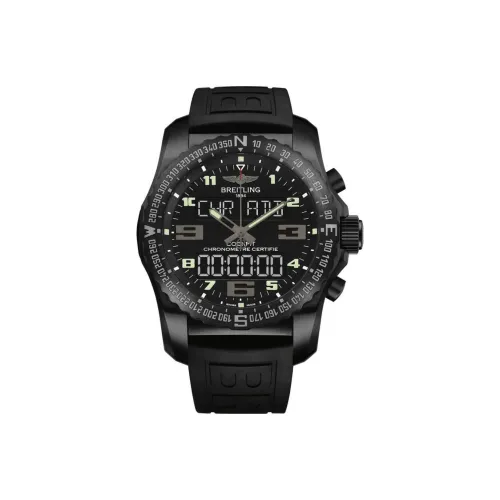 Breitling Professional Collection Кварцевый механизм Мужские часы Черный циферблат