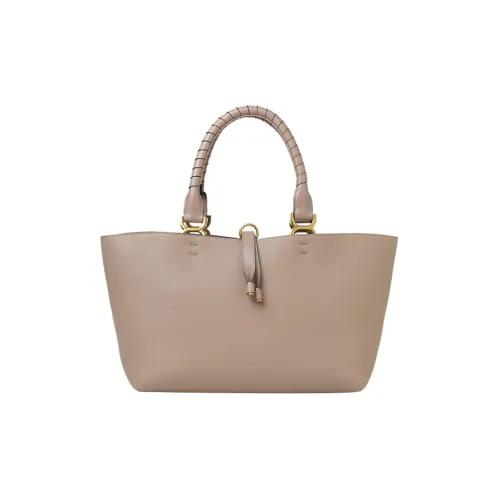 Chloe Marcie Телячья кожа с текстурой сумка-тоут сумка для покупок сумка через плечо маленькая сумка женский светло-розовый