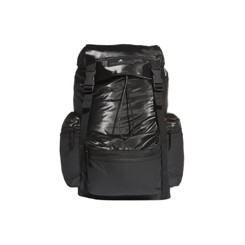 Adidas Stella McCartney Collaboration Искусственная кожа с полиуретаном рюкзак стандартный женский черный