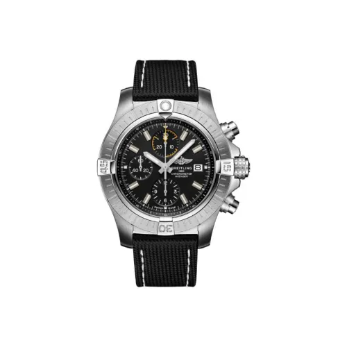 Breitling Автоматический Механический Мужской Часы Avenger 45 мм Черные