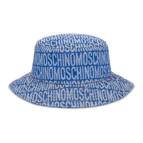 MOSCHINO Женские хлопковые панамы, синие
