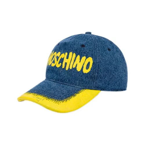 MOSCHINO Хлопковые кепки синие мужские