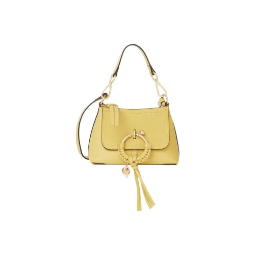 See By Chloe Коровья крупнозернистая текстура замша сумка через плечо сумка через плечо мини женская желтая