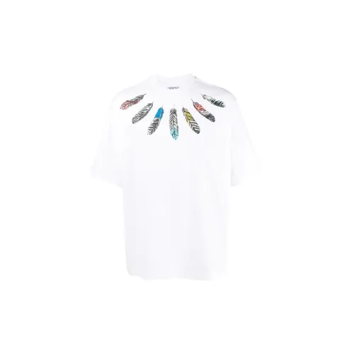MARCELO BURLON Белый Мужской T-Рубашки