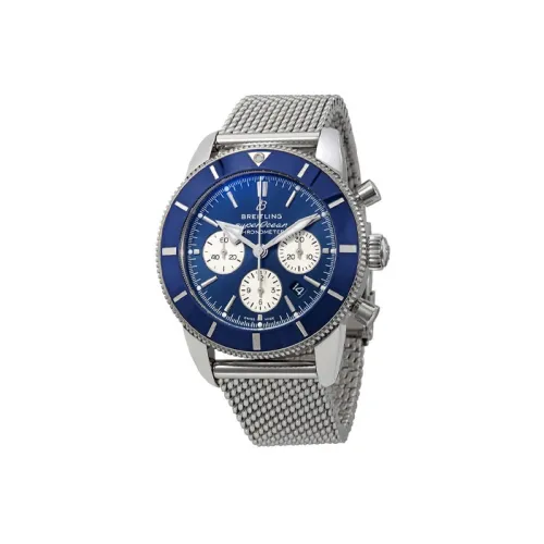 BREITLING Автоматический Механический Часы Мужские 44 мм Синий