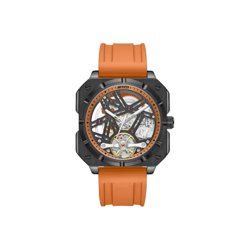 MITICO Автоматический механический механизм Унисекс Часы Skeleton