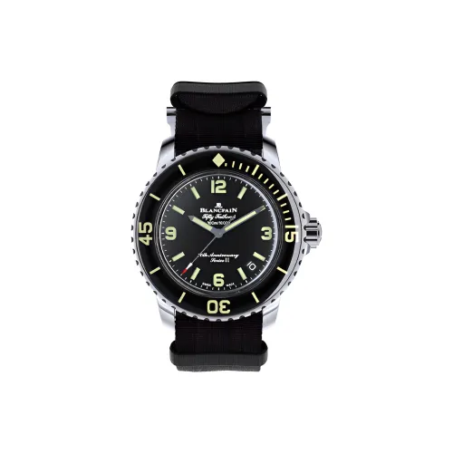 BLANCPAIN Автоматический Механический Часы Мужские FIFTY FATHOMS 42,3 мм Черные