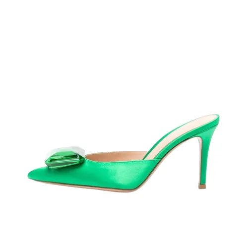 GIANVITO ROSSI Домашние тапочки Женские Зеленый