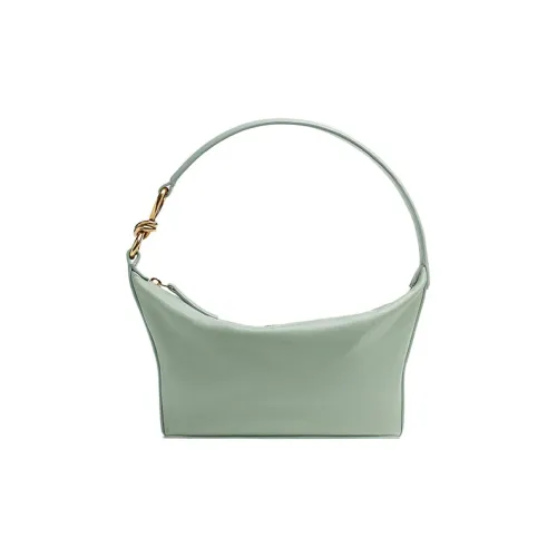 Bottega Veneta Сумка через плечо с узлом из коровьей кожи маленькая сумка сумка через плечо женская шалфейно-зеленая