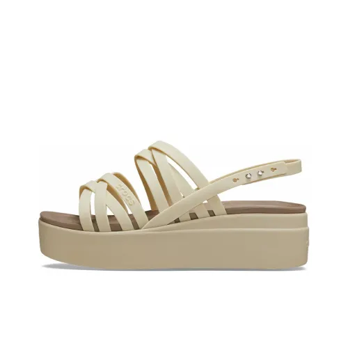 Crocs Brooklyn Спортивные Сандалии Женские Белые Костяные