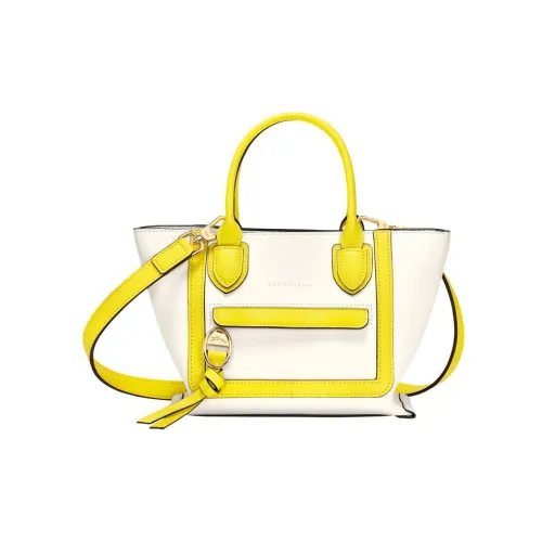 LONGCHAMP Mailbo Коровья кожа Сумка через плечо Сумка Маленькая Женская Светлый Умбра Лимон