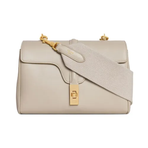 CELINE 16 Телячья кожа Сумка Сумка через плечо Сумка через плечо Женская Бежевая