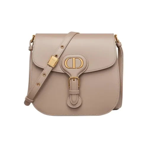 DIOR Bobby Гладкая коровья кожа Сумка через плечо Сумка на плечо Женская Цвет фундука