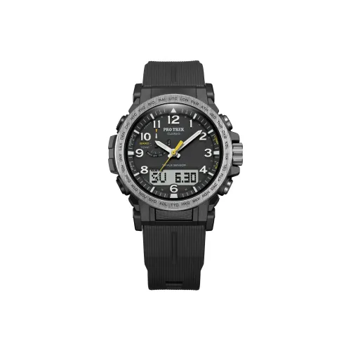 CASIO Солнечный механизм смола ремешок часы 51 мм мужские черный циферблат