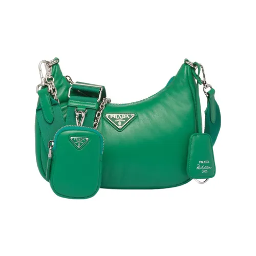 PRADA RE Edition Напп-Кожа Сумка через плечо Сумка на плечо Женская Зеленая