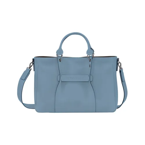 LONGCHAMP 3D Корова Кожа с Овчиной Отделка Сумка через плечо Сумка среднего размера Женская Темно-серая