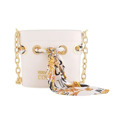 VERSACE JEANS COUTURE Кожа Ведро Сумка Сумка через плечо Женская Белая