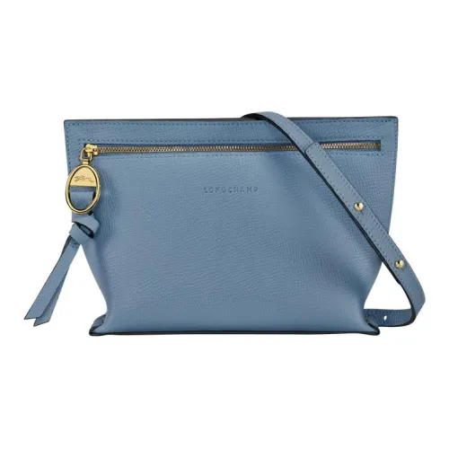 LONGCHAMP Mailbo Коровья кожа крупнозернистая Сумка через плечо Женская Темно-серый