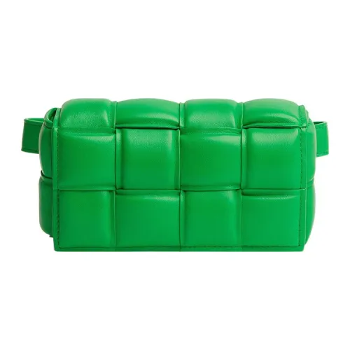 Bottega Veneta Ткани вязаные Овечья шкура Бананка Обычный Женские Зеленый