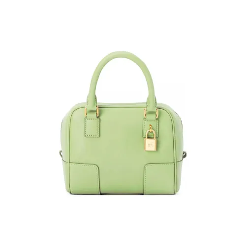LOEWE Amazona Корова Кожа Сумка Сумка через плечо Сумка через плечо Мини Женская Светло-Зеленая