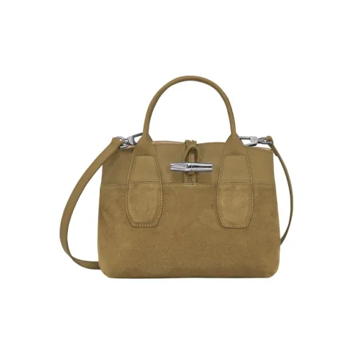 LONGCHAMP Roseau Коровья кожа Большая сумка через плечо маленькая женская сумка цвет бронза