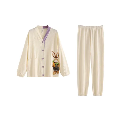XUANZHITING Абрикос Женские Пижамные Комплекты