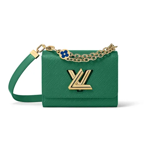 LOUIS VUITTON Twist Epi Коровья кожа Крупнозернистая текстура Сумка через плечо Сумка Маленькая Женская Зеленая