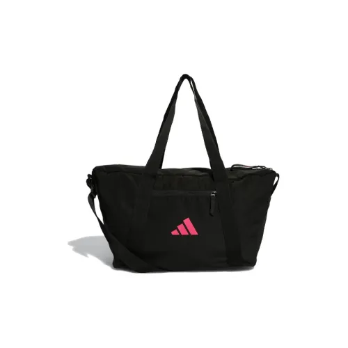 Adidas Полиэстер Портативный Одно Плечо Через Плечо Спортивный Сумка Большая Женская Черная